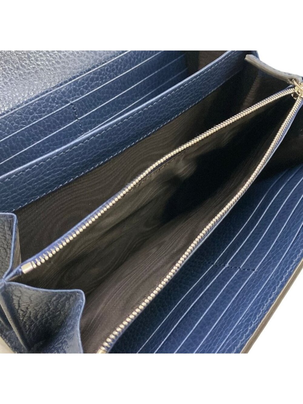 Gucci Wallet Dionysus Dark Navy Silver Chain with Removable Strap Leather - Picture 5 of 13
